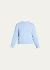 Bottega Veneta Felted Wool Knit Sweater With Side Buttons In Brighton