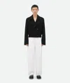Bottega Veneta Felted Wool Short Blouson In Black