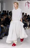 Bottega Veneta Fil Coupé Silk-blend Top In White