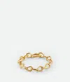 Bottega Veneta Fin Chain Armband In Gold