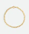 Bottega Veneta Fin Chain Necklace In Gold