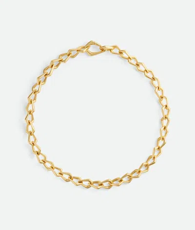 Bottega Veneta Fin Chain Necklace In Gold