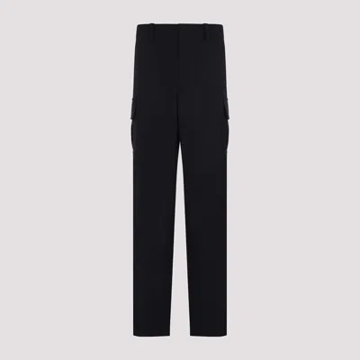 Bottega Veneta Fine Cargo Trousers In Blue