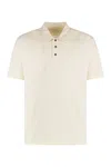 Bottega Veneta Fine Cotton Piqué Jersey Polo In Neutral