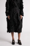 Bottega Veneta Viscose Fil Coupe Skirt In 1000 Black