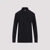 Bottega Veneta Wool Shirt With Buttoned Cuffs And Chest Pocket In Midnight Blue