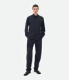 Bottega Veneta Men Indigo Regular Denim Shirt In Midnight Blue