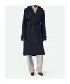 Bottega Veneta Fine Wool Windbreaker In Black