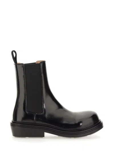 Bottega Veneta Fireman Chelsea Boot In Black