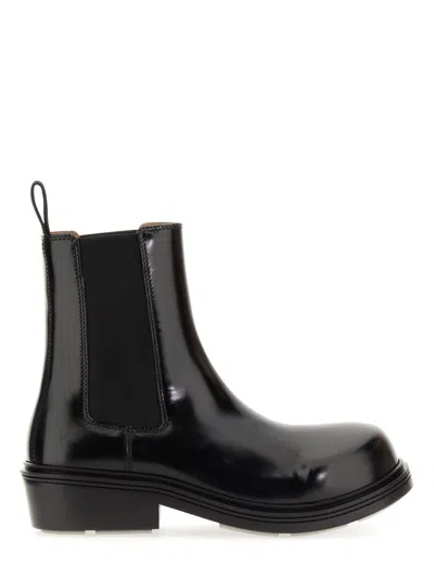 Bottega Veneta Fireman Chelsea Boot In Black