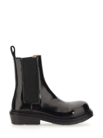 Bottega Veneta Fireman Chelsea Boot In Black