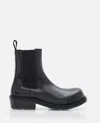 Bottega Veneta Black Leather Ankle Boots