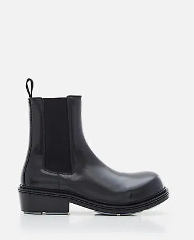 Pre-owned Bottega Veneta Fireman Chelsea Boots In Black