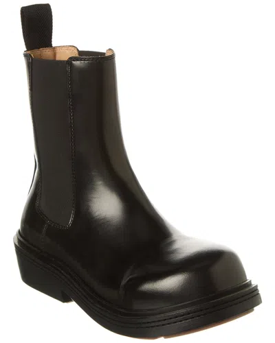 Bottega Veneta Fireman Leather Boot In Black