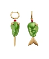 Bottega Veneta Fish Ohrringe In Green