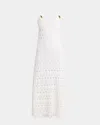 Bottega Veneta Fish Lace Sleeveless Dress