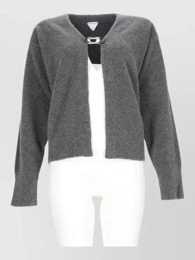 Bottega Veneta Fitted Jacket In Gray