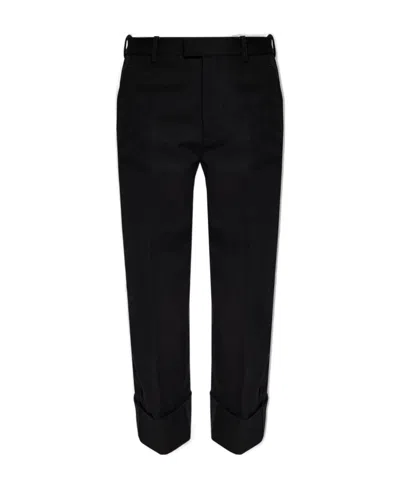 Bottega Veneta Flanged Casual Pants In Black