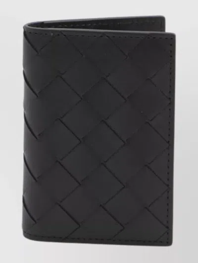 Bottega Veneta Flap Card Holder Woven Design