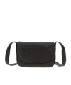 Bottega Veneta Flap Shoulder Bag In Burgundy
