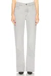 Bottega Veneta Light Grey Washed Denim Flared Jeans In Light Grey