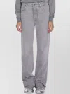 Bottega Veneta Light Grey Flared Jeans In Blue