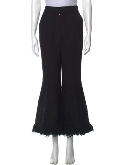 Pre-owned Bottega Veneta Flared Pants In Black