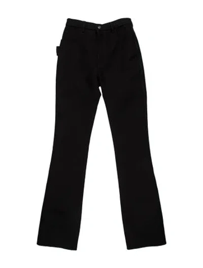 Pre-owned Bottega Veneta Flared Pants In Black