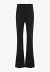 Bottega Veneta Flared Trousers In Black