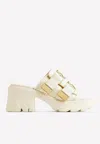 Bottega Veneta Flash 80 Padded Sandals In White