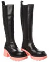 Bottega Veneta 95mm Flash Leather Tall Boots