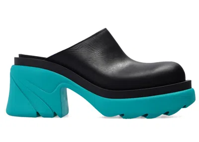 Pre-owned Bottega Veneta Flash Mule (women's) Sneakers In Black/blue In Multi