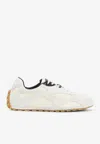 Bottega Veneta Sea Salt Suede And Nylon Orbit Flash Sneakers In Multi