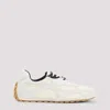 Bottega Veneta Sea Salt Suede And Nylon Orbit Flash Sneakers In Multi