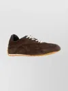 Bottega Veneta Orbit Flash Sneaker Soft Suede In Pink