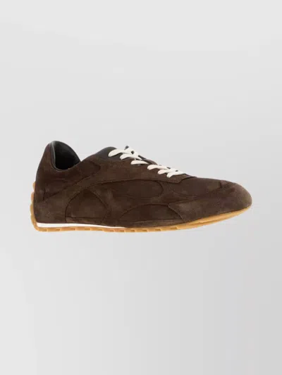 BOTTEGA VENETA FLASH SUEDE LOW PROFILE SNEAKER ORBIT
