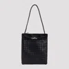 Bottega Veneta Flat Andiamo Messenger Bag In Black
