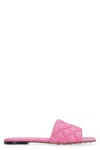 Bottega Veneta Flat Padded Sandals In Pink