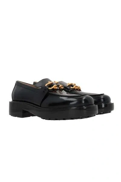 Bottega Veneta Monsieur Loafer Shoes In Black