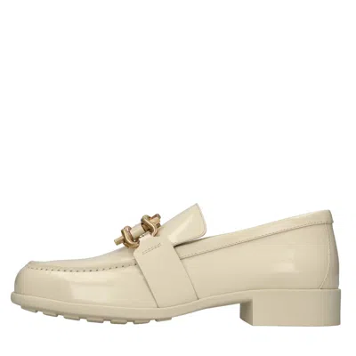 Bottega Veneta Flat Shoes White In Bianco Neutri