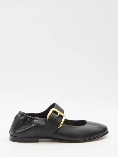 Bottega Veneta Flats In Black