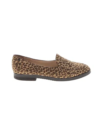 Pre-owned Bottega Veneta Flats In Brown