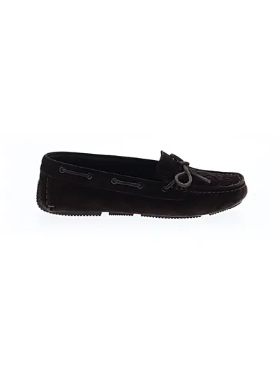 Pre-owned Bottega Veneta Flats In Brown
