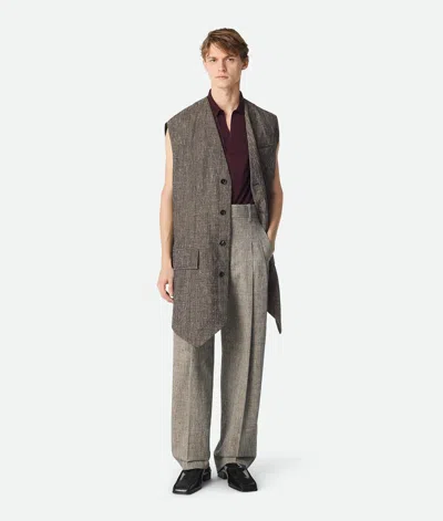 Bottega Veneta Gepunktete Weste Aus Viskose In Brown Melange/multicolor