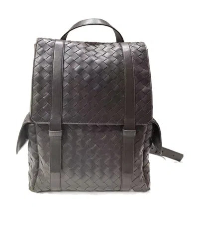 Bottega Veneta Flip Backpack In Black