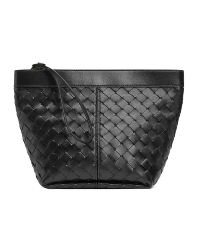 BOTTEGA VENETA FLIP FLAP MEDIUM PRISM POUCH