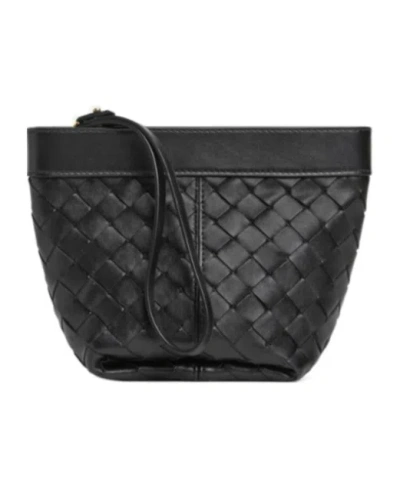 BOTTEGA VENETA BOTTEGA VENETA FLIP FLAP SMALL PRISM POUCH
