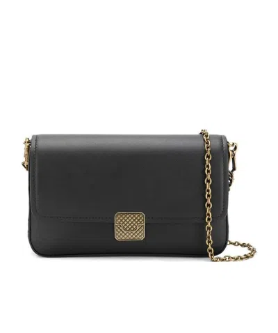 Bottega Veneta Flip Shoulder Bag In Black