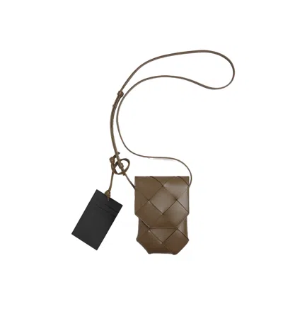 Bottega Veneta Flip Shoulder Bag In Green