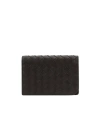 Bottega Veneta Flip Wallet In Black
